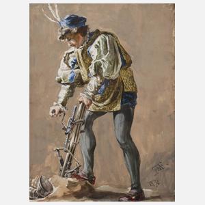 Ernst Albert Fischer-Cörlin, attr., Tell mit Armbrust