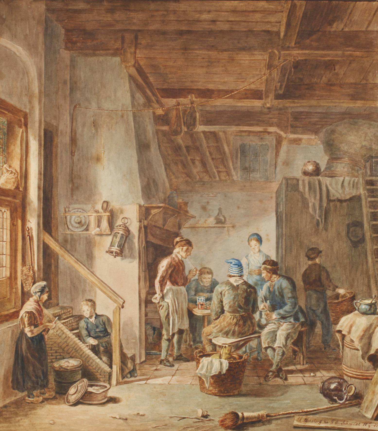 Pfershorff, In der Wohndiele