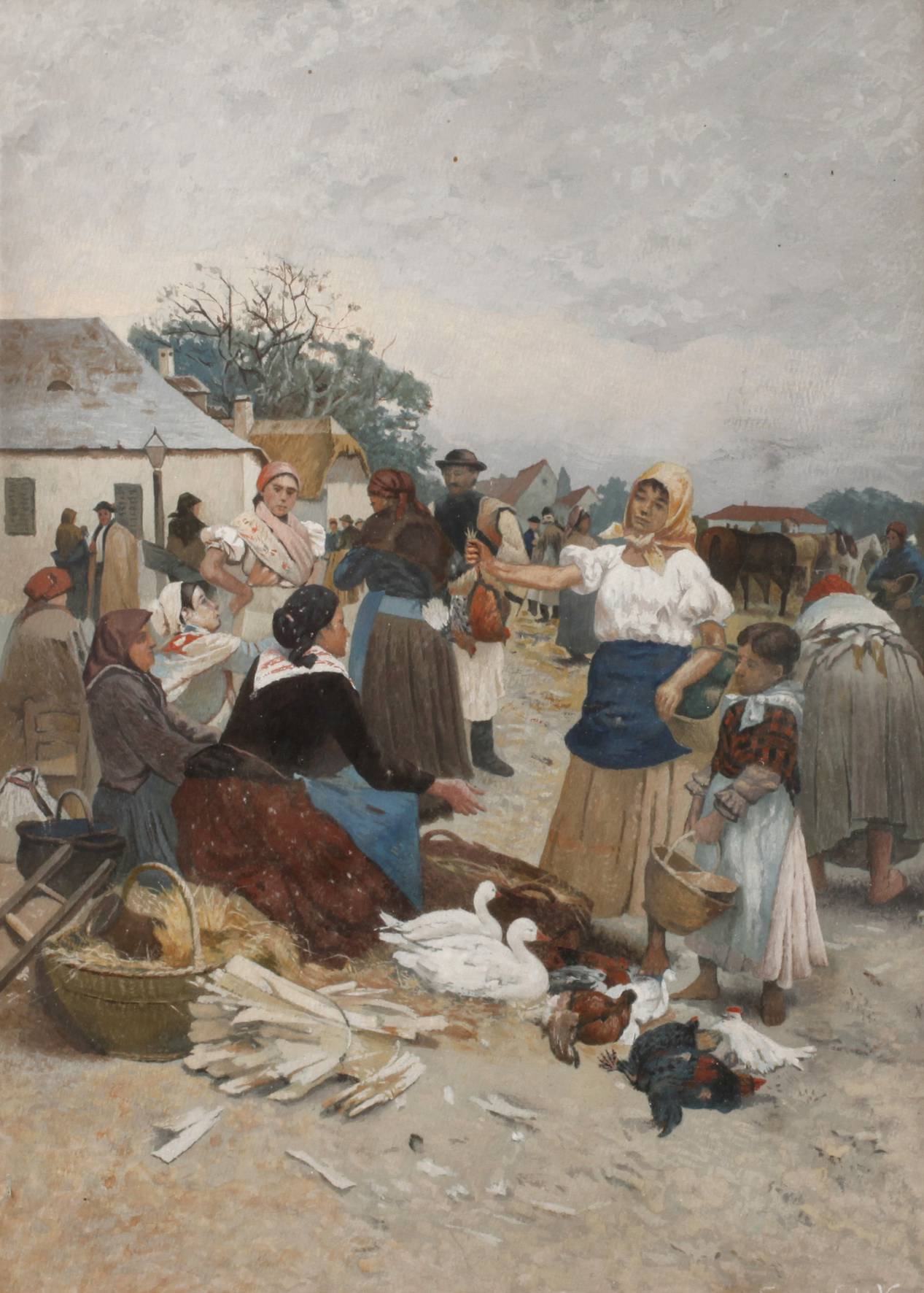 V. Sonnenfeld, Auf dem Viehmarkt