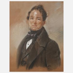 Herrenportrait Biedermeier