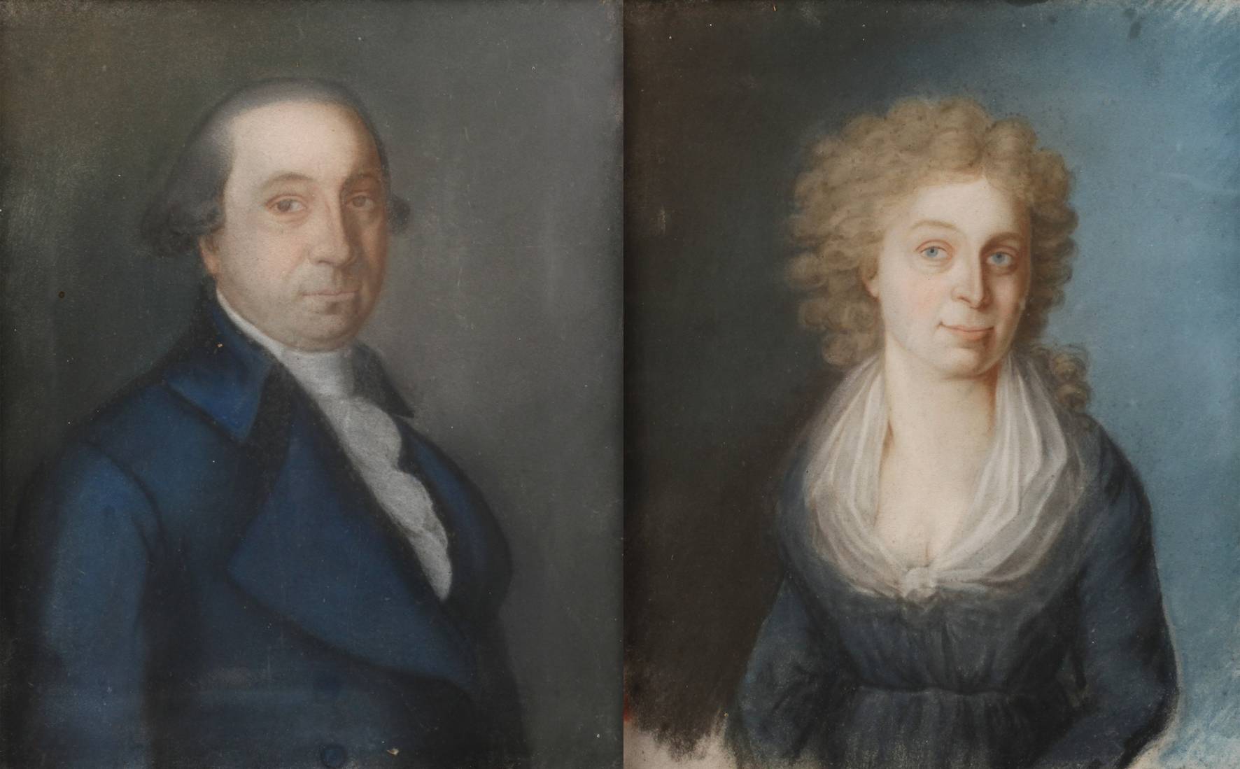 Portraits der Eheleute Dr. Karl und Katharina Steinlein