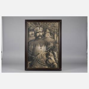 Alois Bilek, attr., Bildnis Jan Zizka von Trocnov