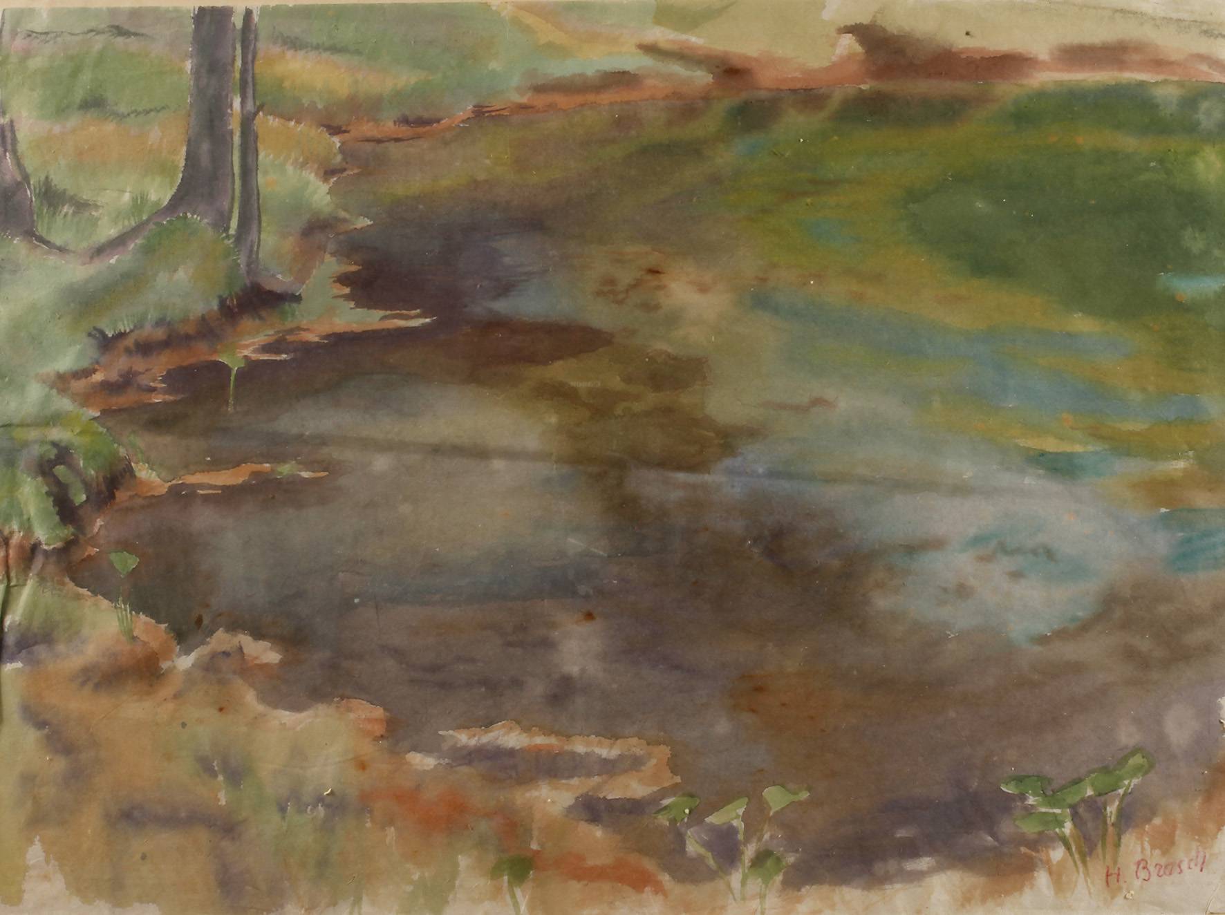 Hans Brasch, Am Waldteich