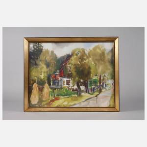 Prof. Rudolf Buchner, Sommer auf dem Land