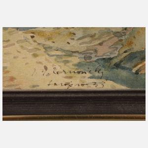 J. G. Cernonicki, Jugoslawisches Dorf