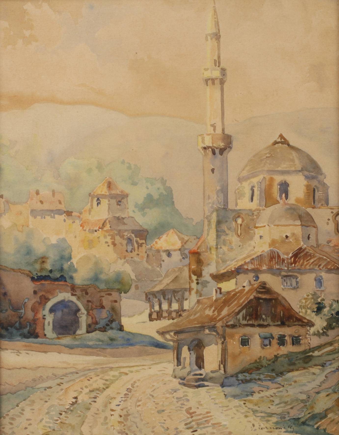 J. G. Cernonicki, Jugoslawisches Dorf