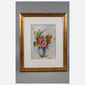 Carl Dörrbecker, Fünf Blumenstillleben