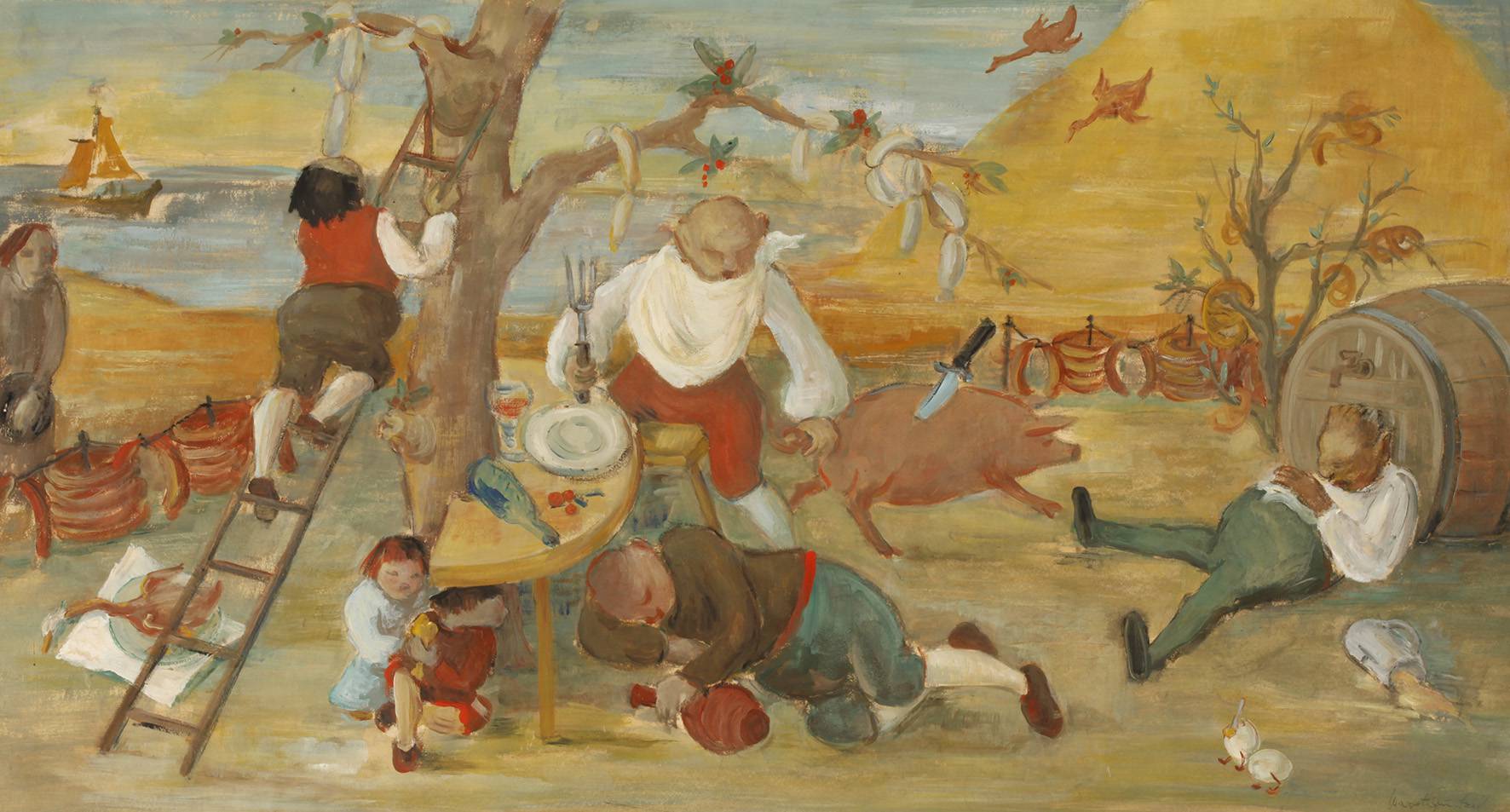 Margot Günztel, Im Schlaraffenland