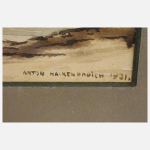 Anton Hackenbroich, Sommerliche Flusslandschaft