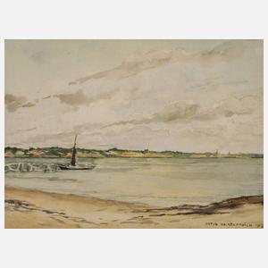 Anton Hackenbroich, Sommerliche Flusslandschaft