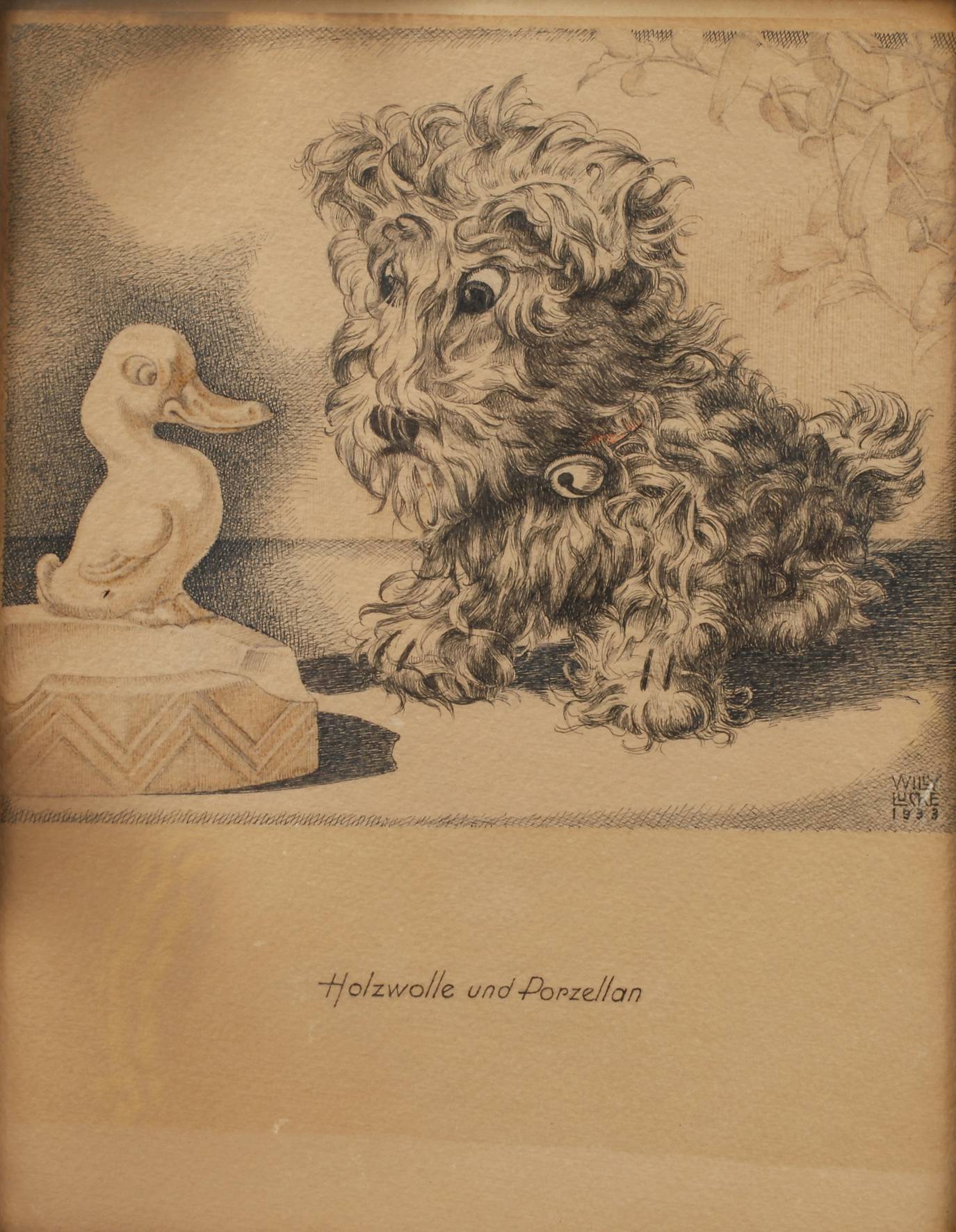 Willy Lucke, ”Holzwolle und Ente”