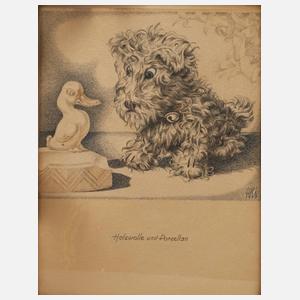 Willy Lucke, ”Holzwolle und Ente”