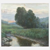 Max Merker, Abend in der Flussaue111