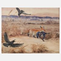 Georg Schlech, Fuchs mit Beute111
