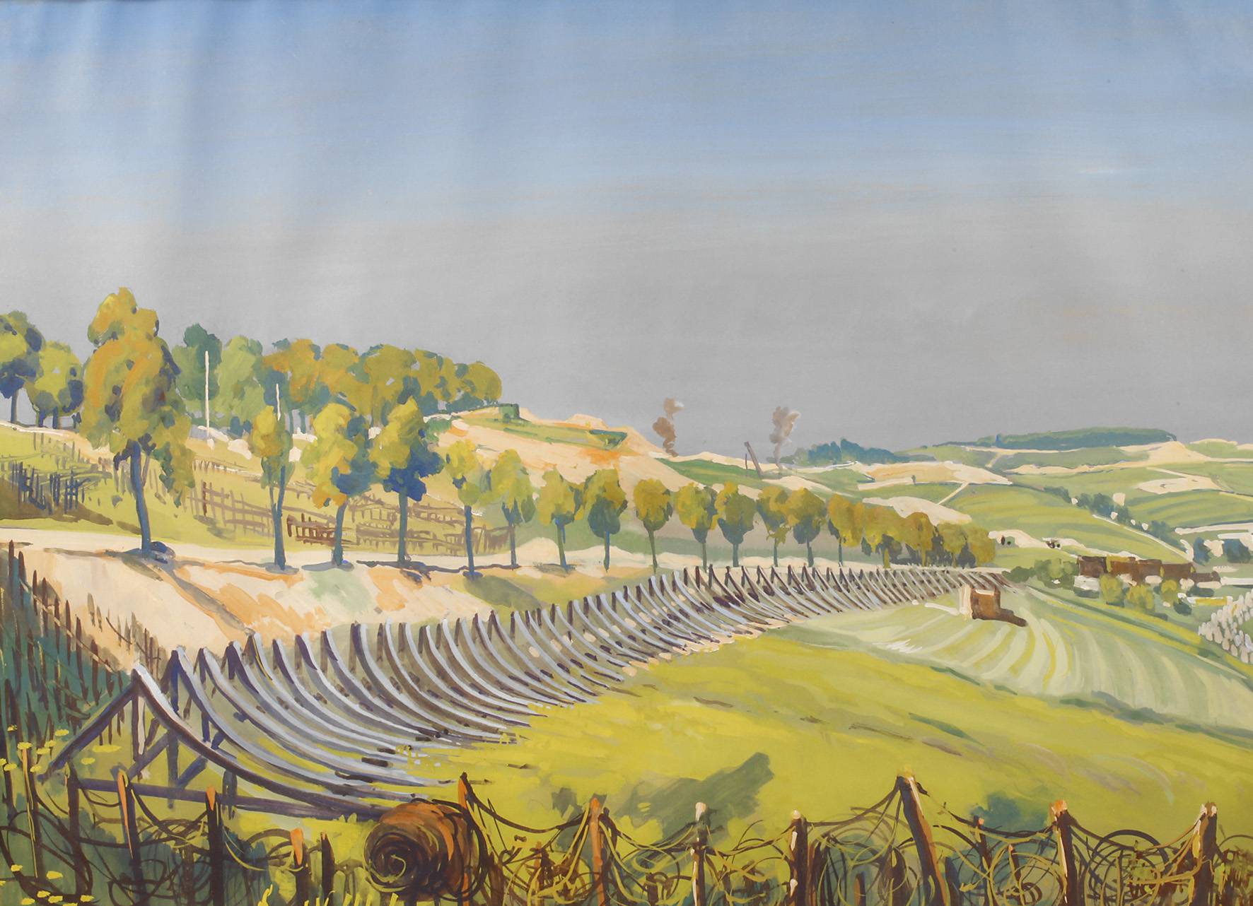 Ernst Vollbehr, Landschaft am Westwall