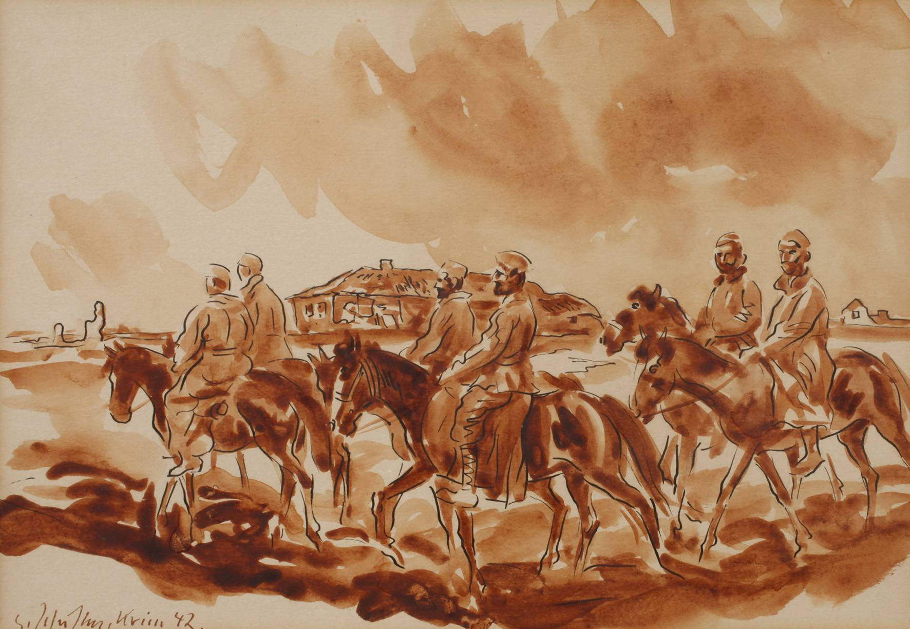 Kosaken auf der Krim