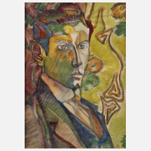 Expressiver Herrenkopf