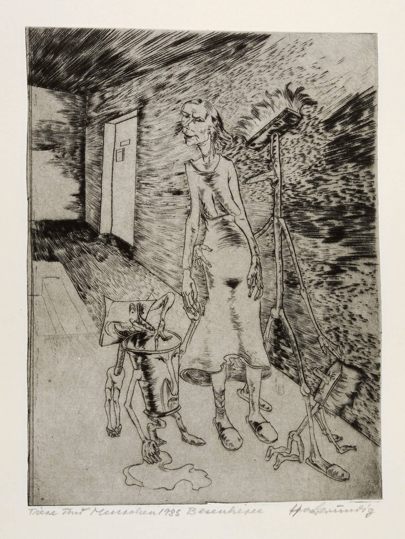 Prof. Hans Grundig, ”Besenhexe”