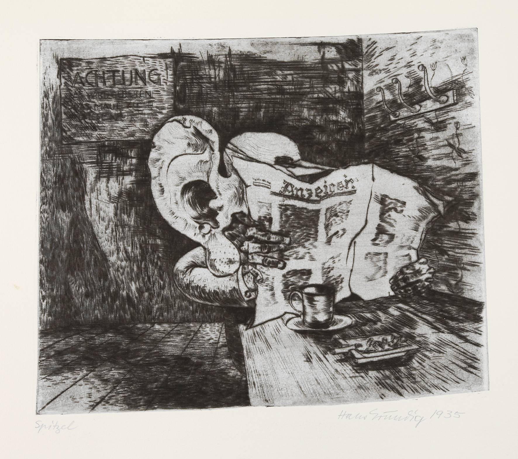 Prof. Hans Grundig, ”Spitzel”