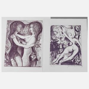 Hermann Naumann, Paar erotische Darstellungen