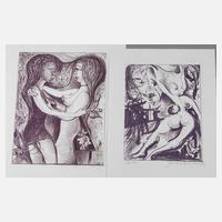 Hermann Naumann, Paar erotische Darstellungen111