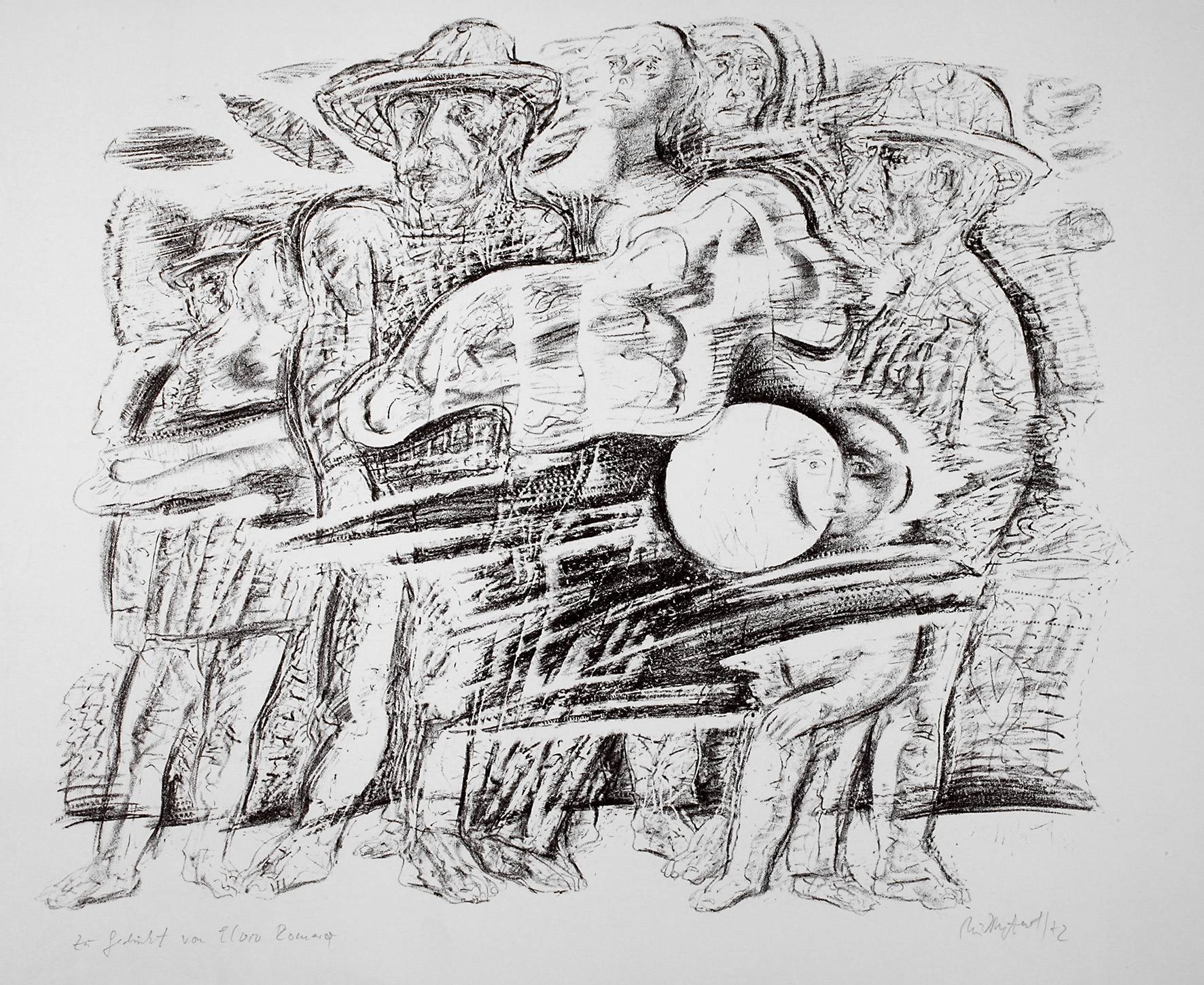 Prof. Frank Ruddigkeit, ”Zu Gedicht von Elvio Romero”