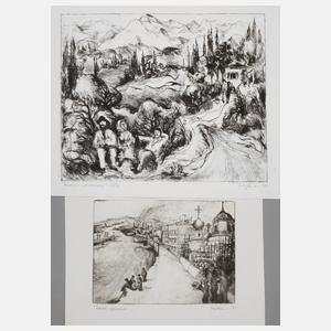 Lutz Voigtmann, Zwei Radierungen