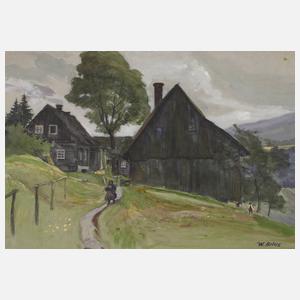 Walter Artus, Bauernhof im Gebirge