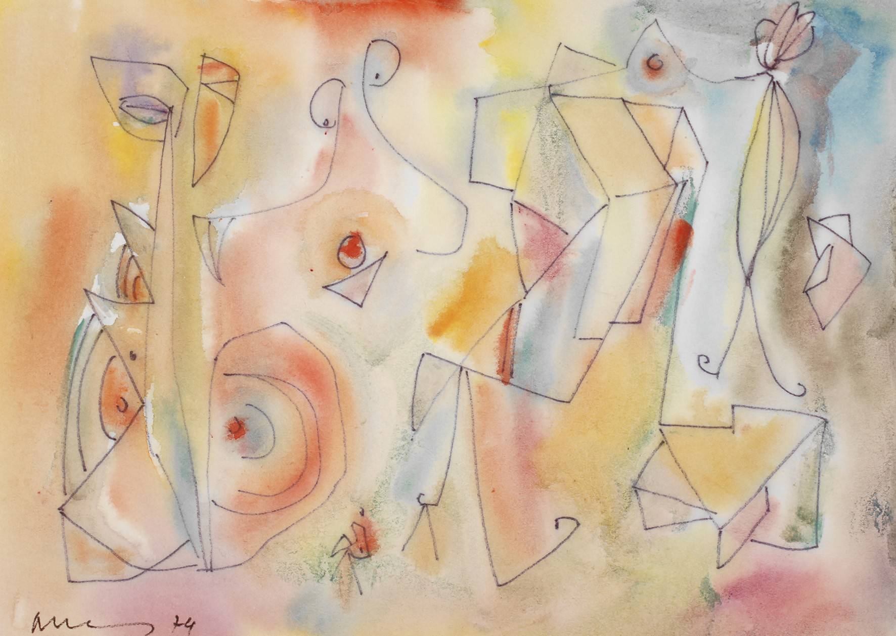 Albert Hennig, Abstrakte Komposition