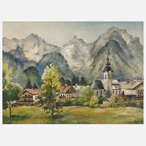 Adolf Sachs, Dorf im Gebirge