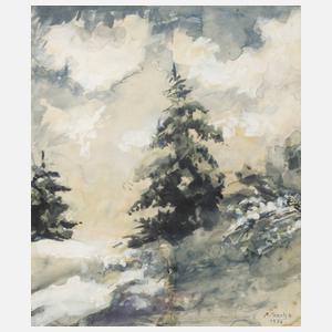 Adolf Sachs, Einsame Fichte