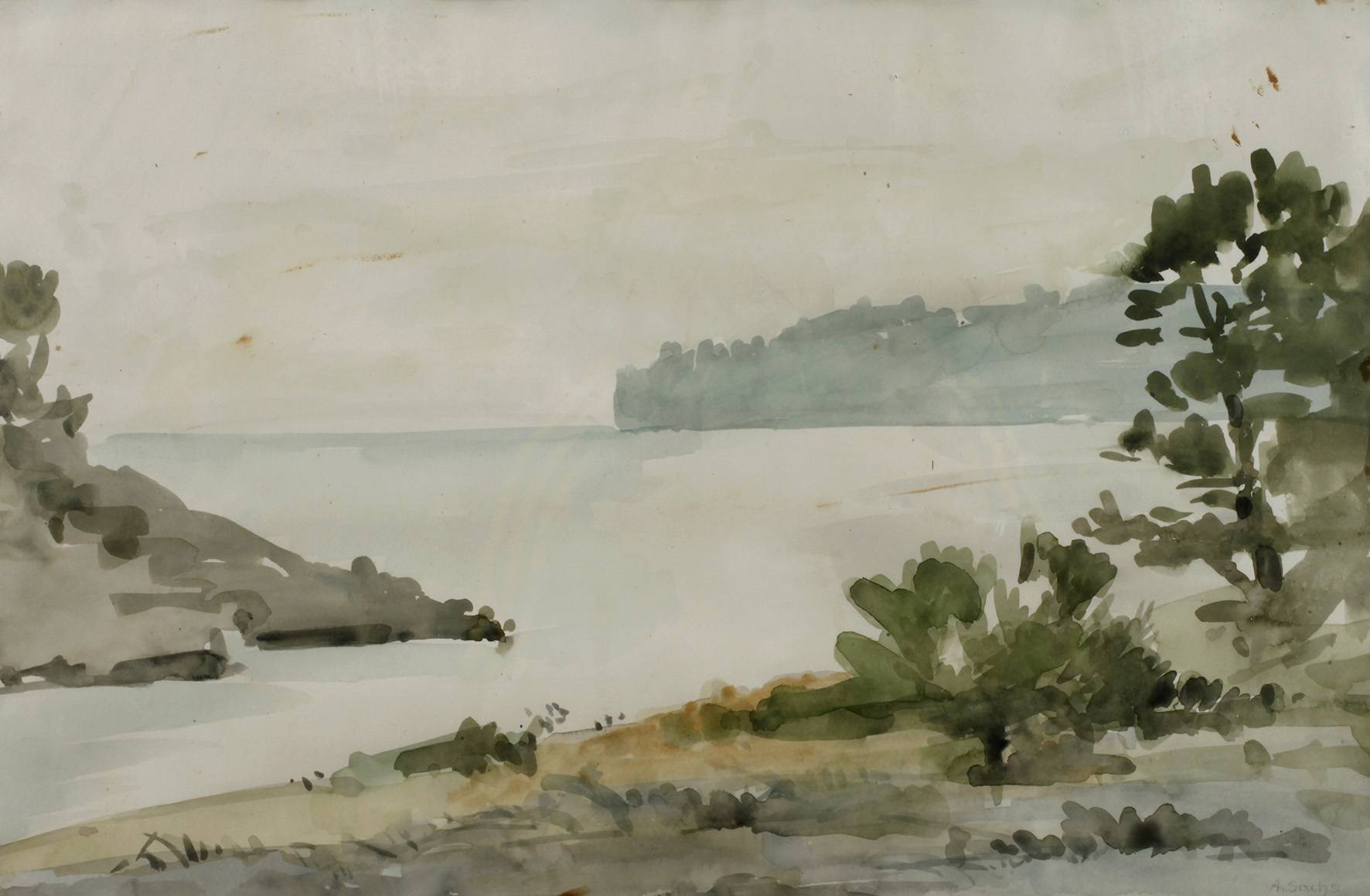 Adolf Sachs, Seelandschaft