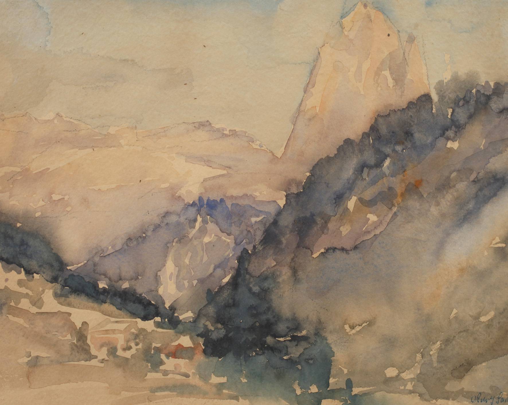 Adolf Sachs, Sonne im Gebirge