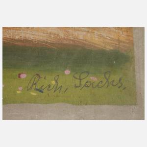 Richard Sachs, Studie einer Sommerlandschaft