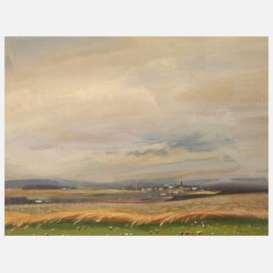 Richard Sachs, Studie einer Sommerlandschaft