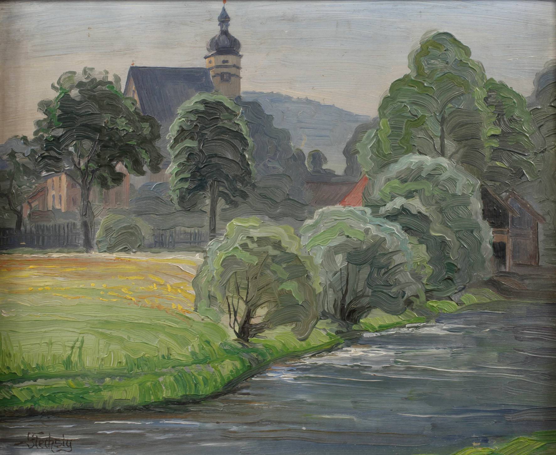 Flechsig, Ansicht Kürbitz