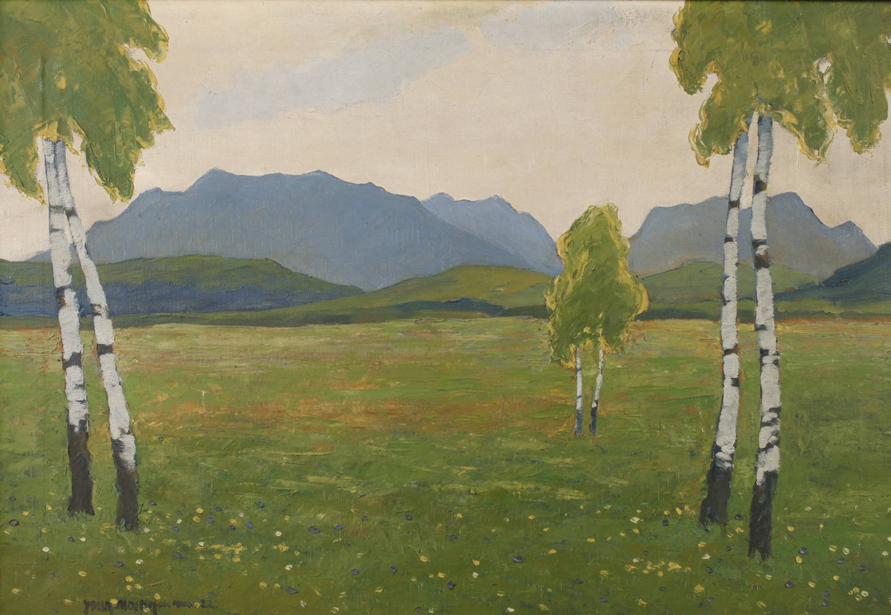 Georg Max Hofmann, Sommerliche Vorgebirgslandschaft