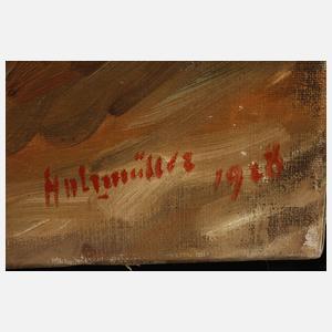 Hans Holzmüller, Gehöft am Bach