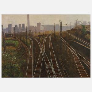 Th. Otto, Gleisdreieck im Ballungsgebiet