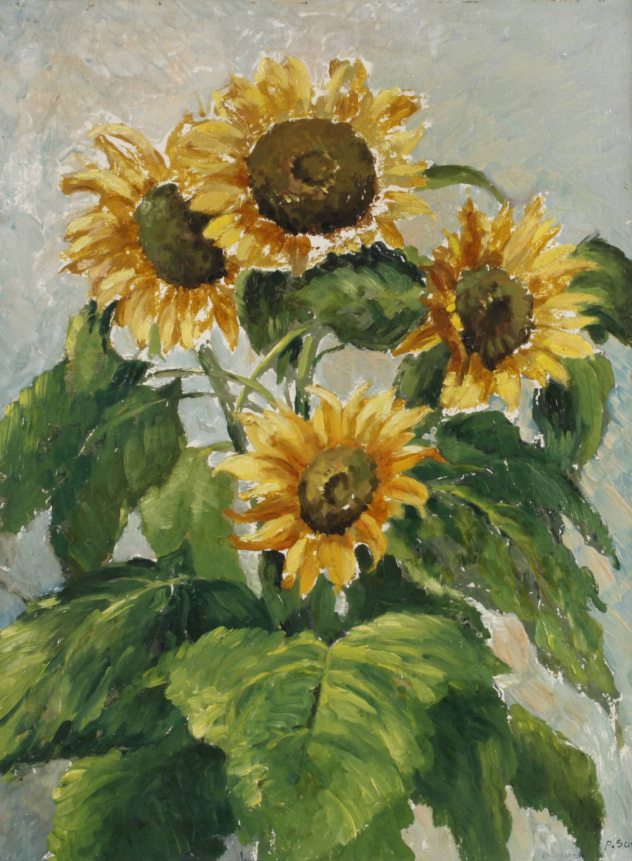 Adolf Sachs, Sonnenblumen