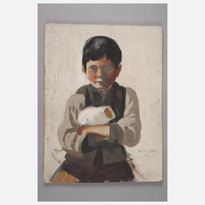 Hans Sachs, Kind mit Meerschweinchen