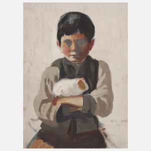 Hans Sachs, Kind mit Meerschweinchen