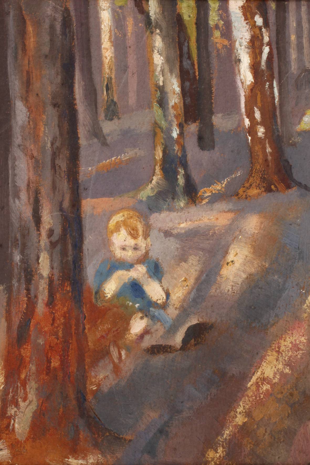 Sachs-Familie, Studie Kind im Wald