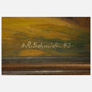 Otto Robert Schmidt, ”Sommerliche Waldlichtung”