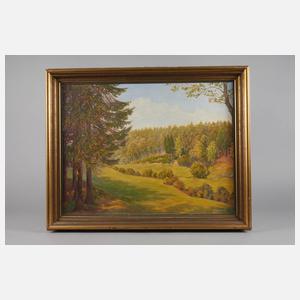 Otto Robert Schmidt, ”Sommerliche Waldlichtung”