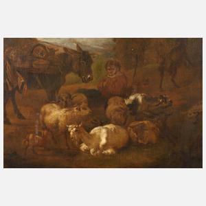 Adriaen van de Velde, attr., Hirtenszene