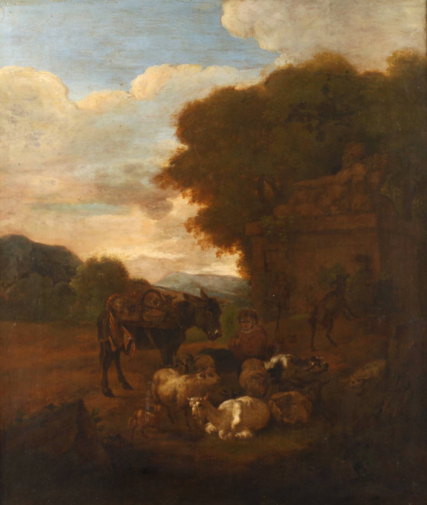 Adriaen van de Velde, attr., Hirtenszene