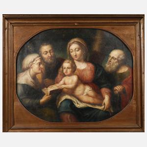 Heilige Familie nach Polidoro da Lanciano