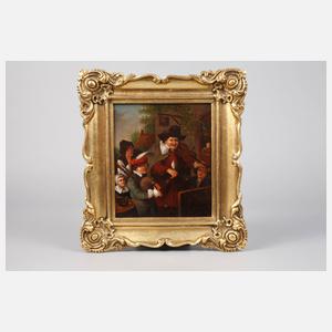 Spielmann mit musizierenden Kindern