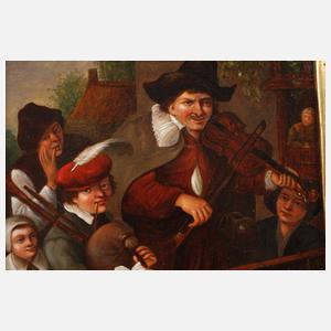 Spielmann mit musizierenden Kindern